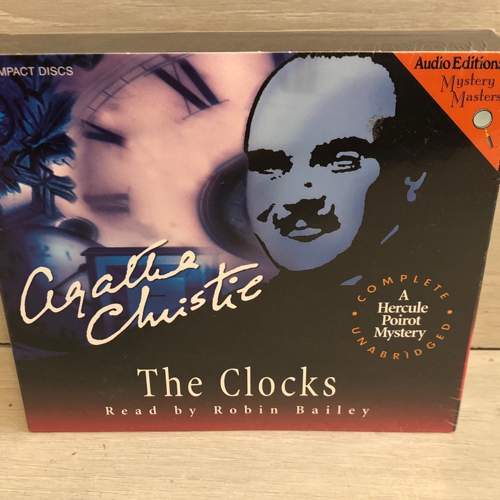 The Clocks by Agatha Christie, featuring a Hercule Poirot mystery audiobook NEW
